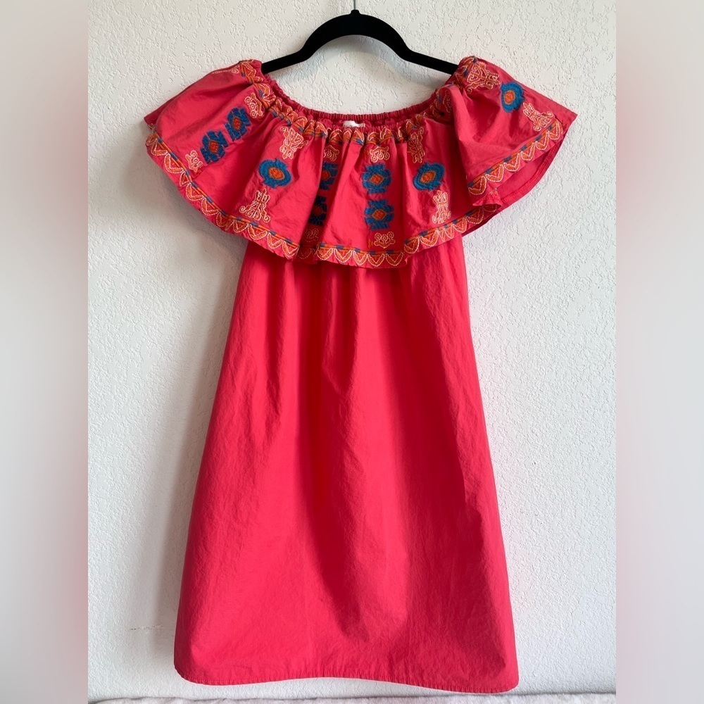 VALZERA EMBROIDERED DRESS SIZE SMALL